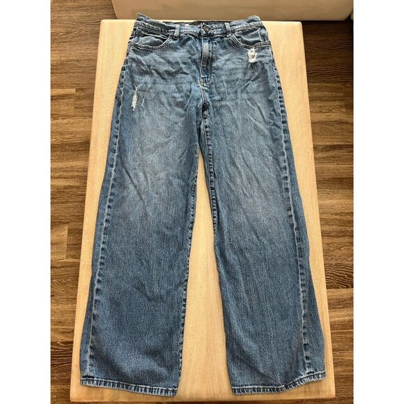Kut From the Kloth Sienna Wide Leg Jeans Size 12 Medium Wash - Picture 1 of 9